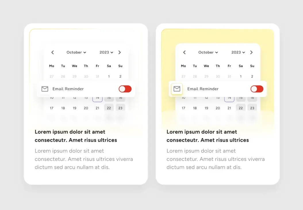 Email reminder calendar