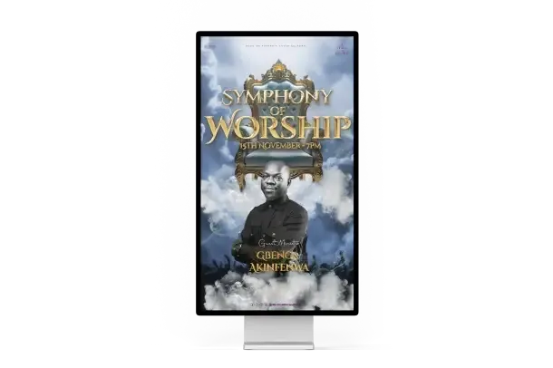 Symphony of Worship display