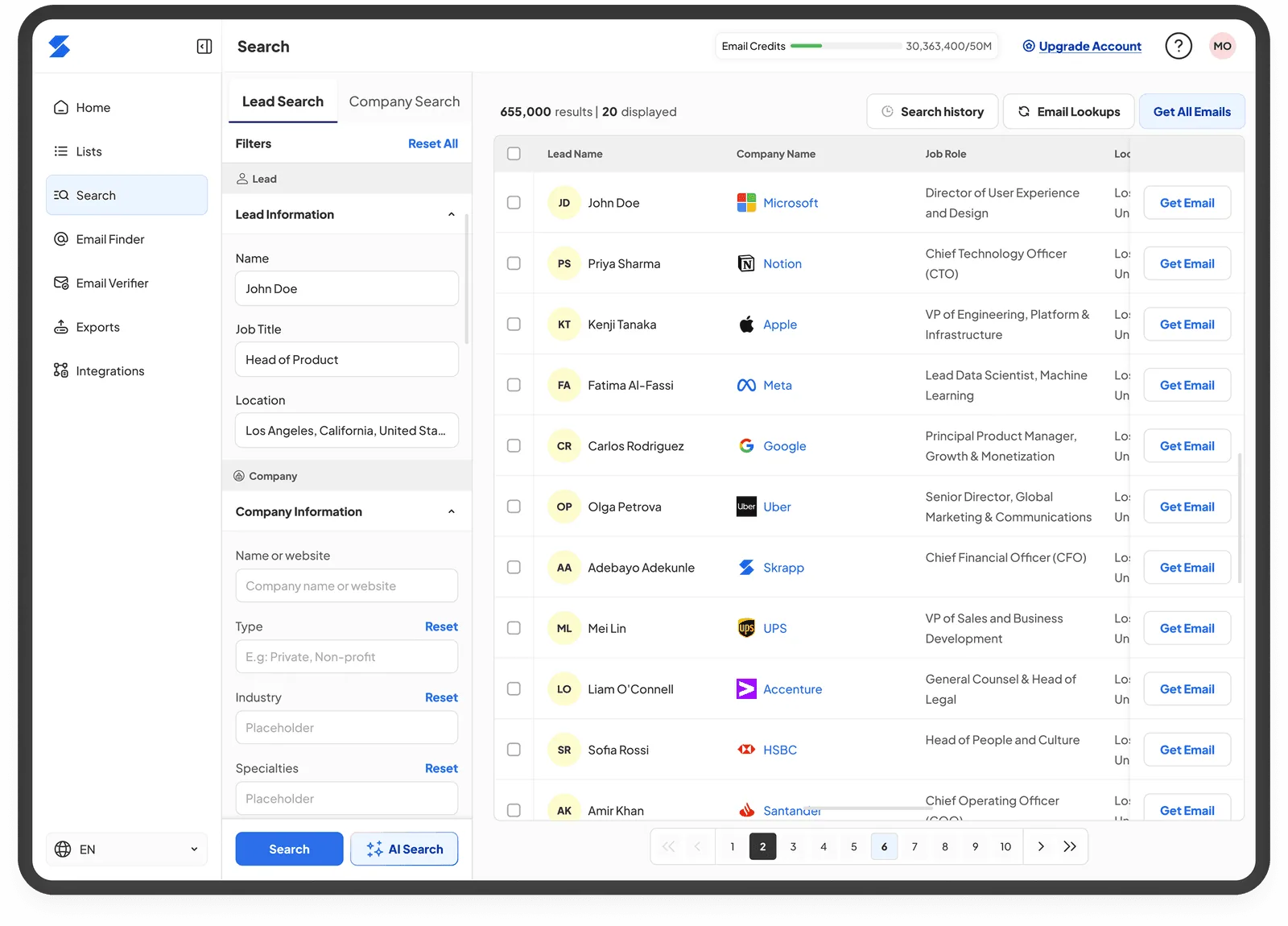 Powering Sales Growth Through a Better Lead Search for Skrapp.io