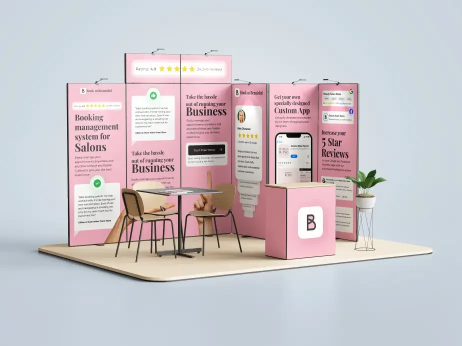 BookinBeautiful outreach booth