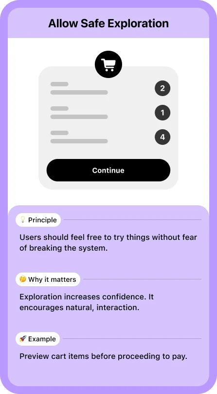 Allow Safe Exploration card